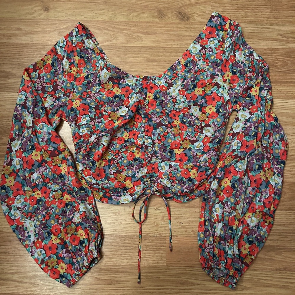 H&M Multicolor Floral Blouse